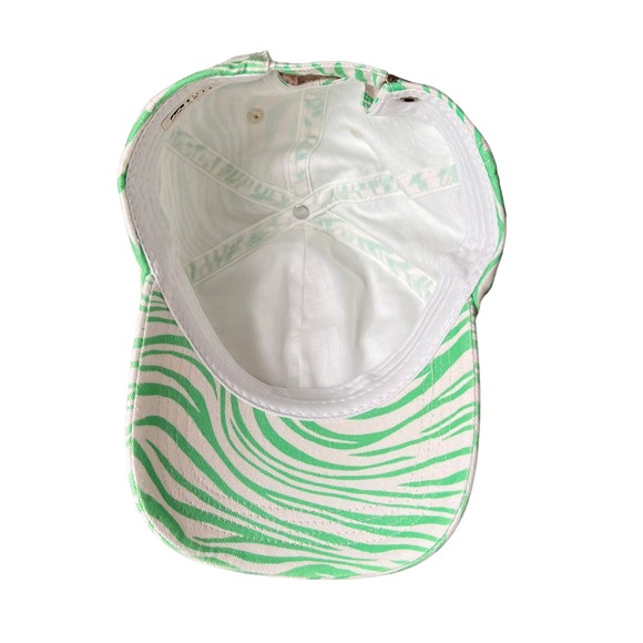 NWT Billabong Green Zebra Print Pipe Dad Hat - Picture 5 of 7